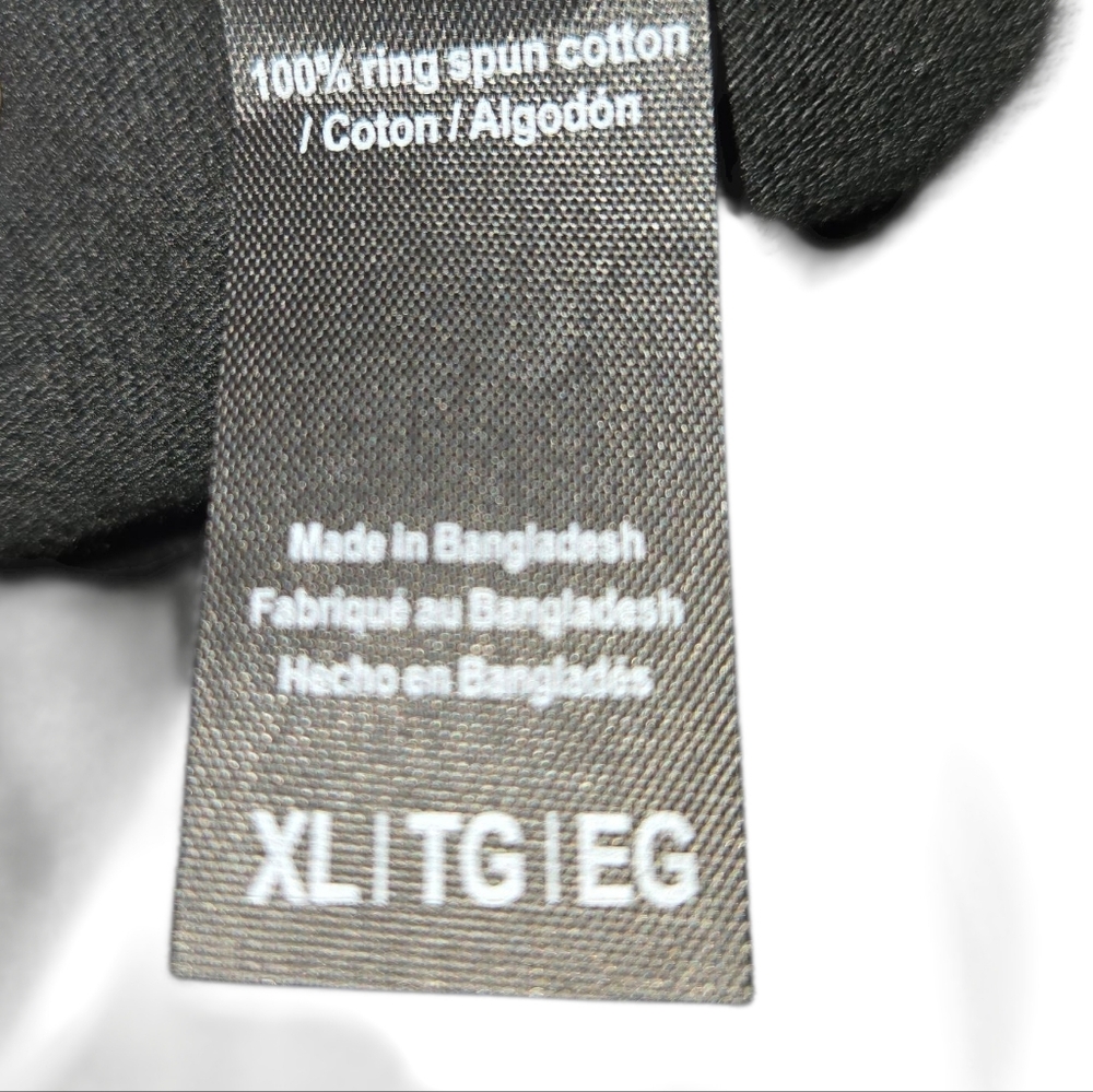 Black Graphic T-Shirt with Dancing Figures - Picture 3 of 6